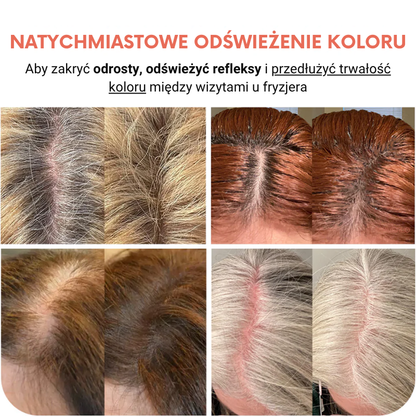 Puder Avellio™ – Zakryj Odrosty i Siwe Włosy